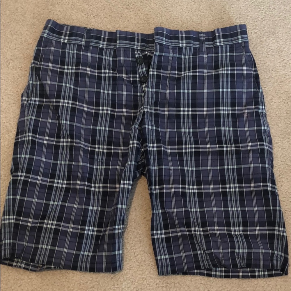 H&M plaid shorts. Size 34R
